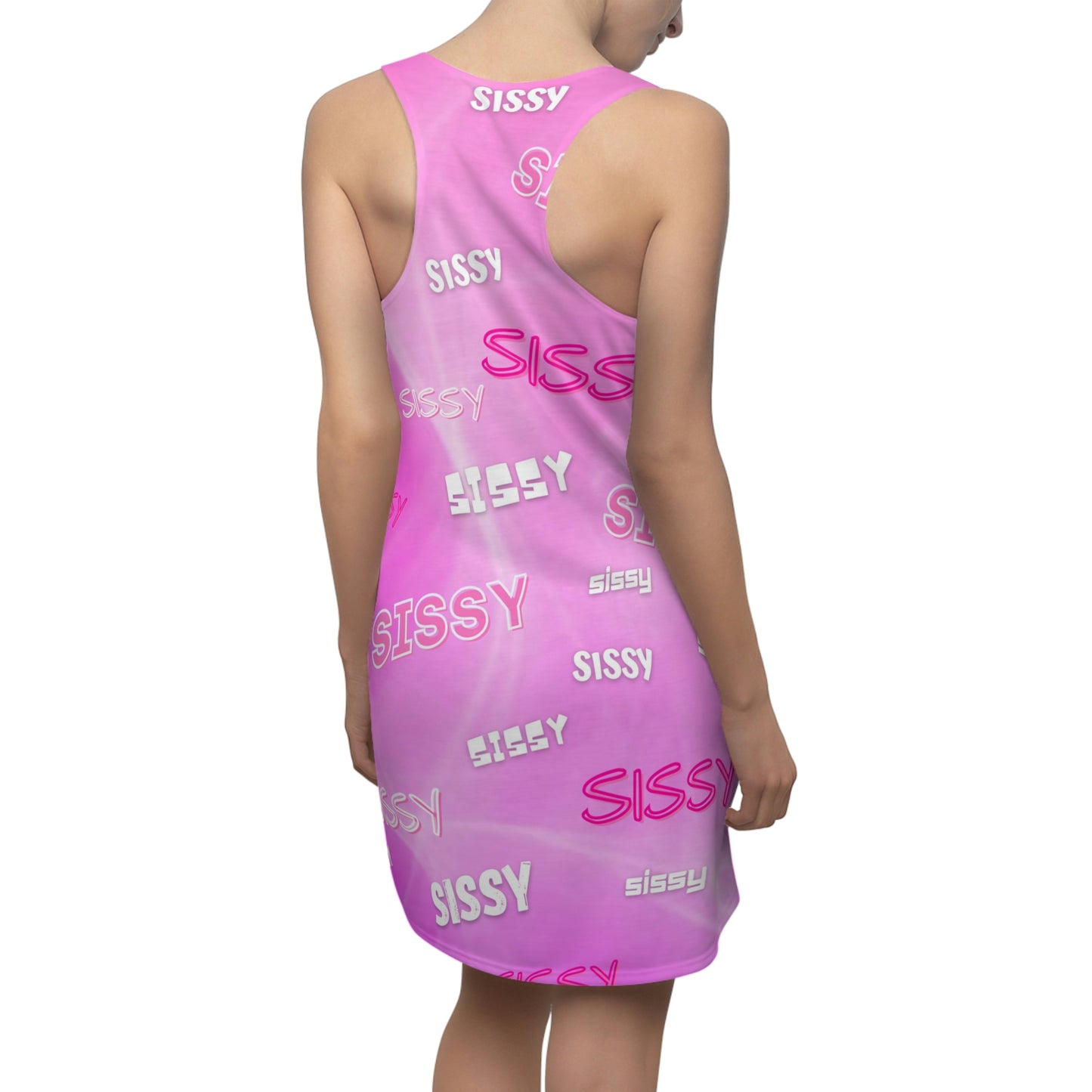 Sissy print dress Women's Cut & Sew Racerback Dress