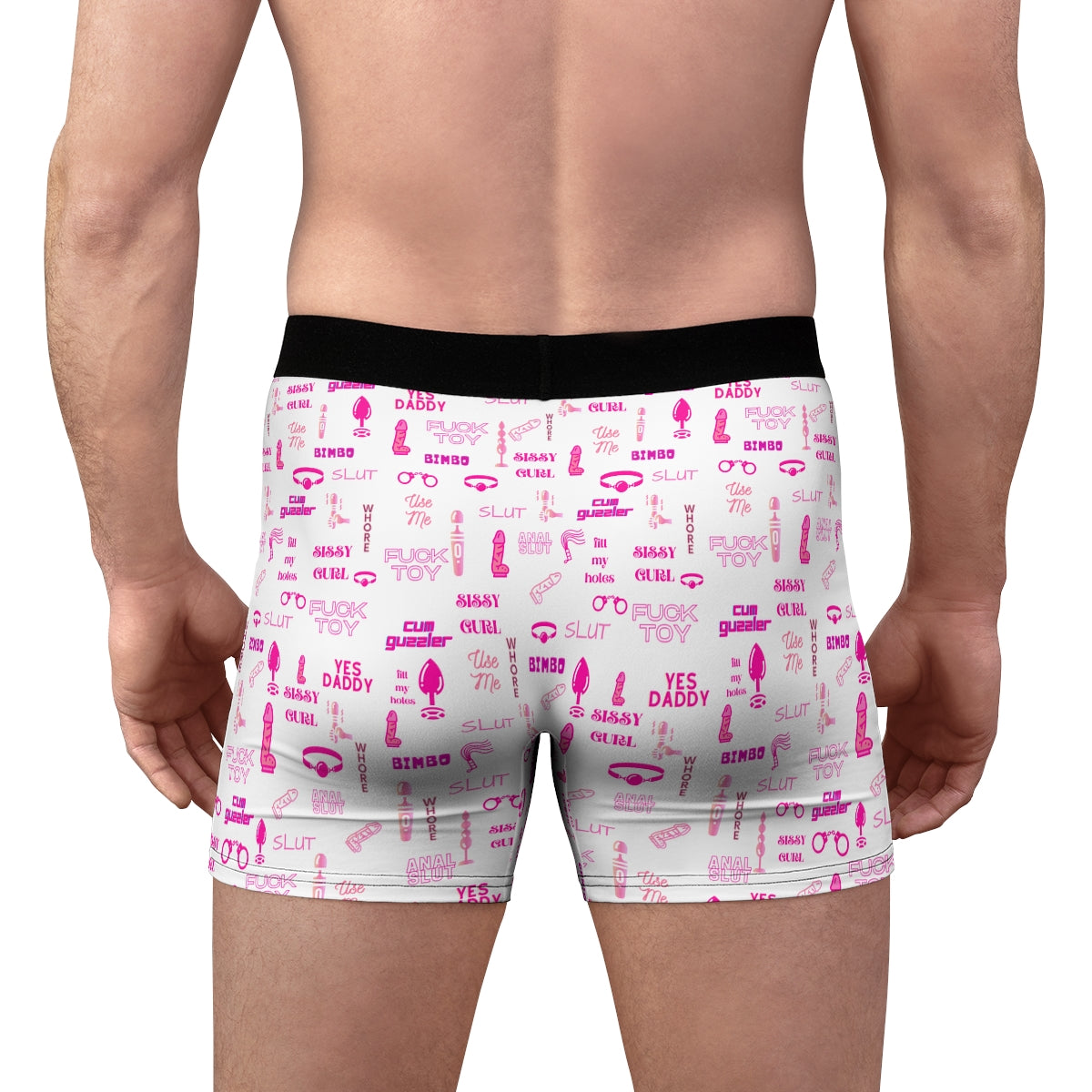 Sissy Print Men's Boxer Briefs. Sissified and locked