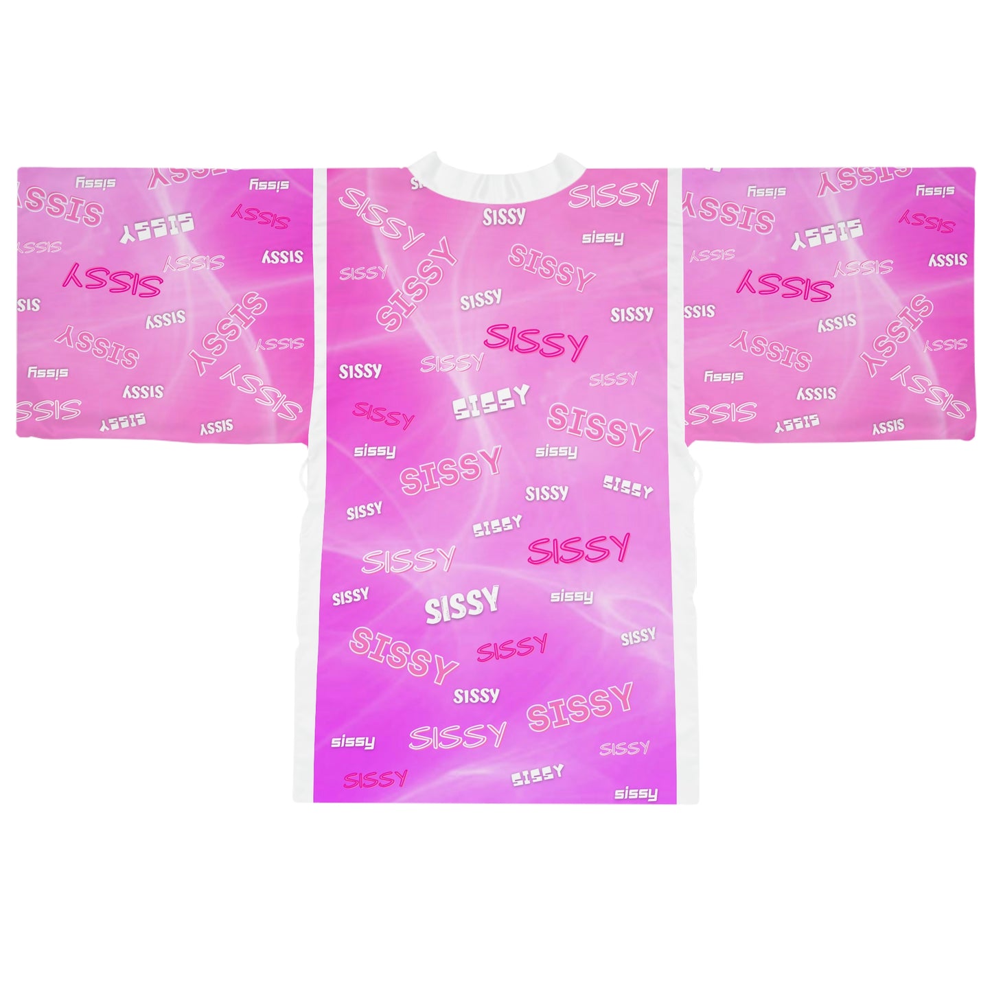 SISSY PRINT Long Sleeve Kimono Robe