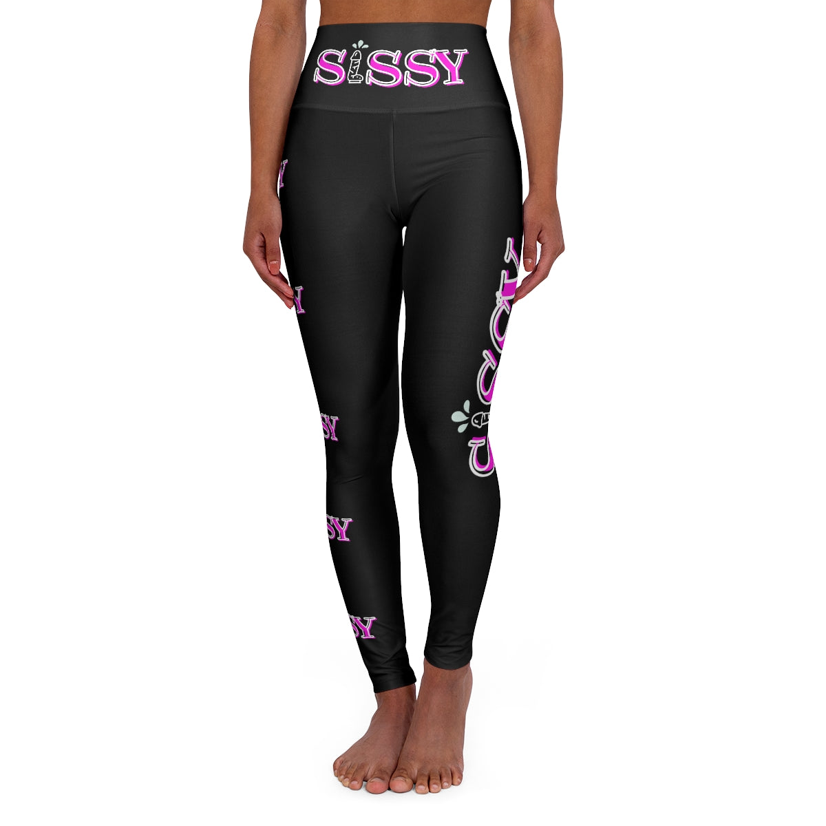 SISSY HUMILIATION High Waisted Yoga Leggings