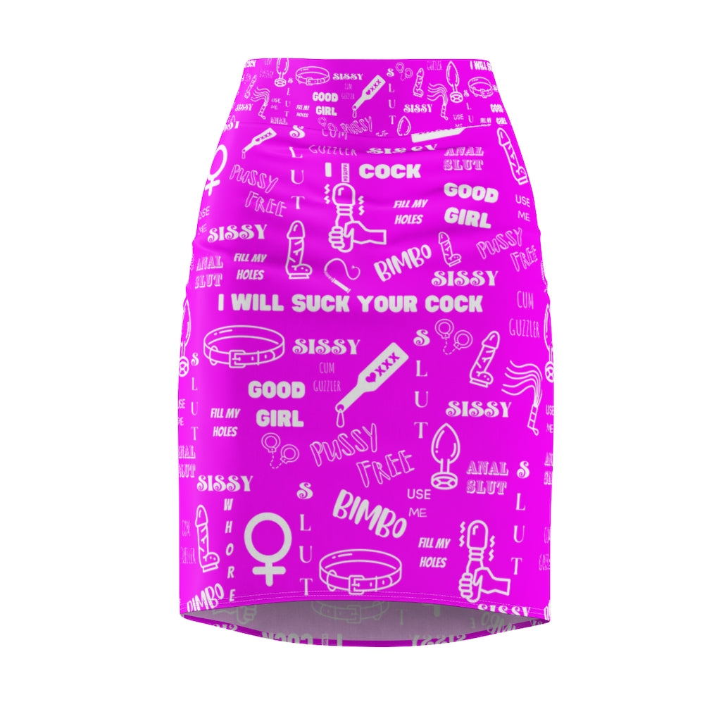 Sissy Humiliation Pencil Skirt