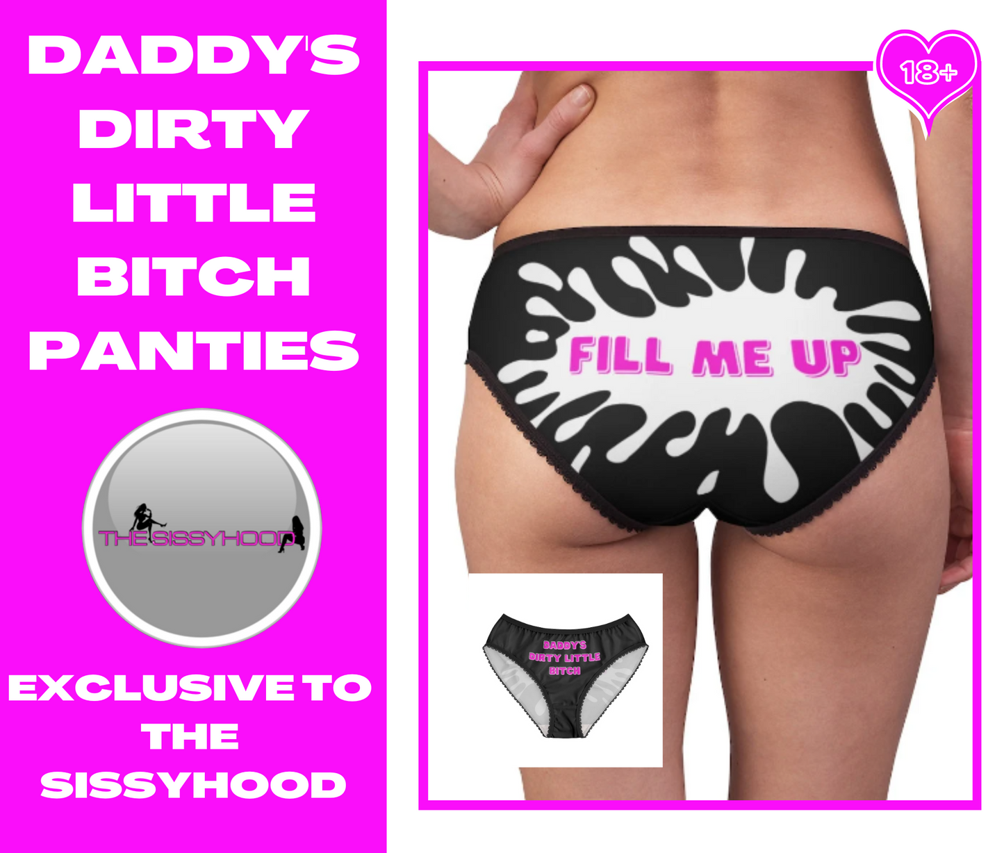 Daddy's little girl panties