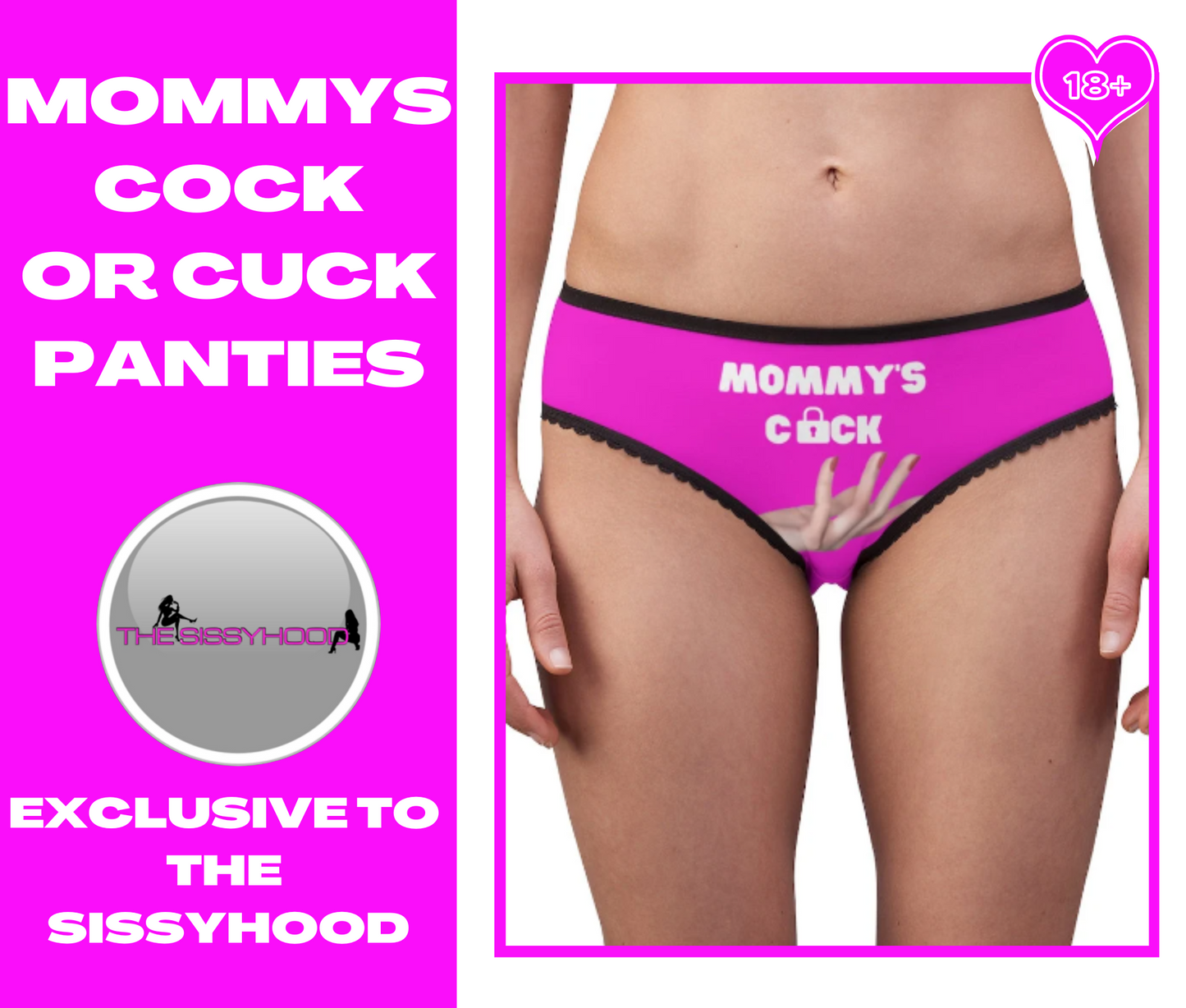 Mommy's C#ck panties : sissy in training