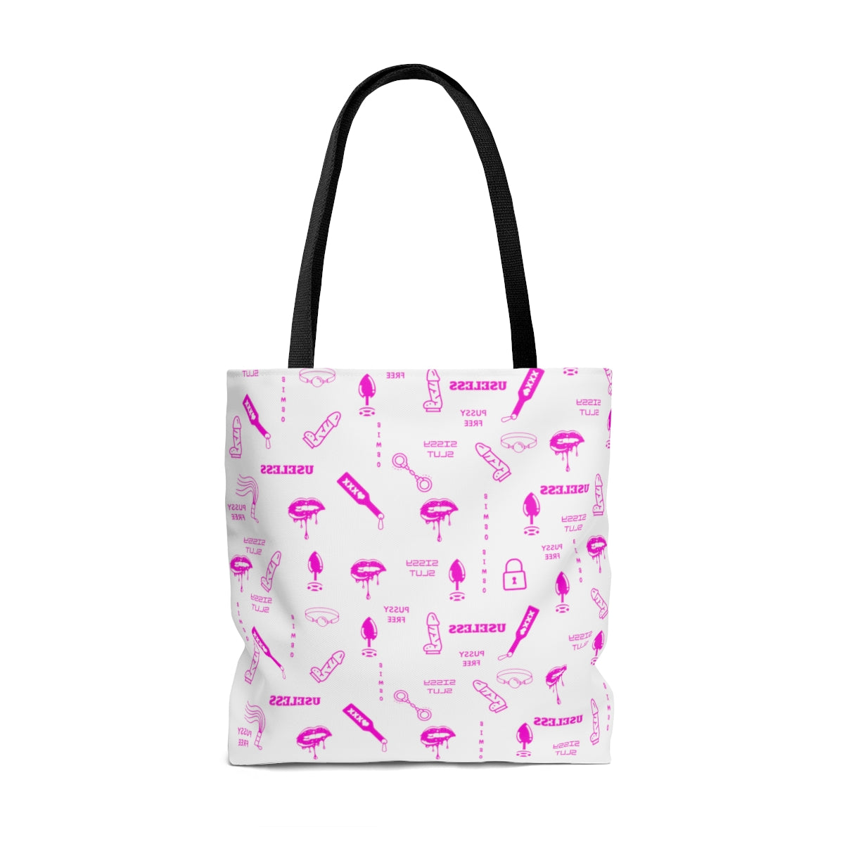 SISSY humiliation toy tote bag