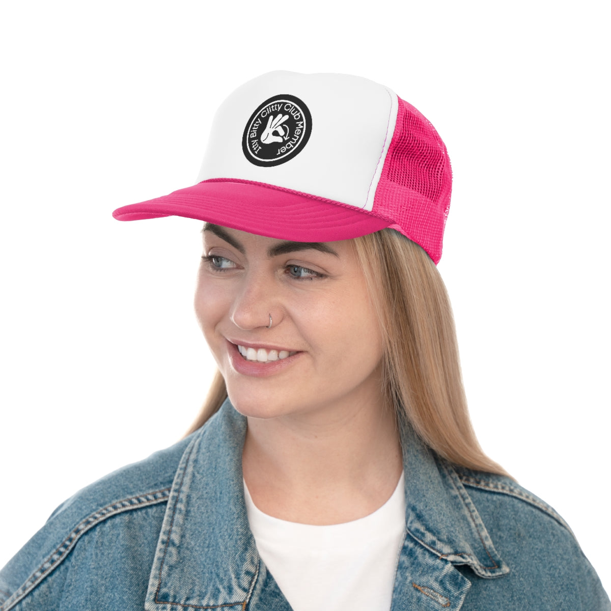 SPH Trucker Caps. Itty bitty clittly club member cap. Submissive. BDSM humiliation. Sissy task. femdom clothing. humiliation clothes
