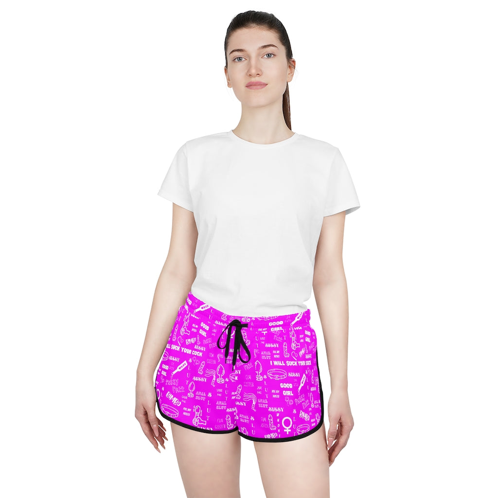 Sissy Print Women's Relaxed Shorts (AOP) Sissification. Feminization. Humiliation shorts. Sissy t shirt