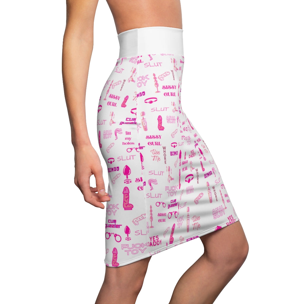 Sissy Humiliation Pencil Skirt