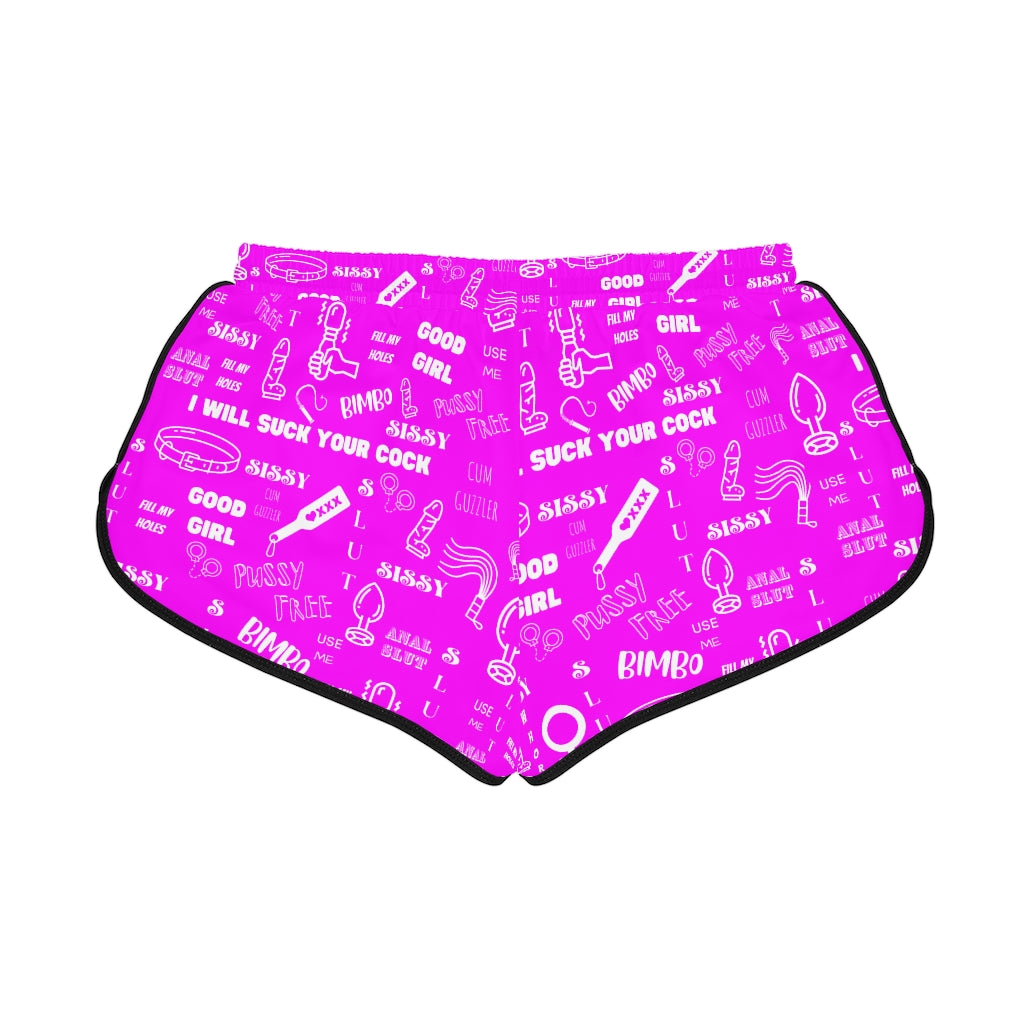 Sissy Print Women's Relaxed Shorts (AOP) Sissification. Feminization. Humiliation shorts. Sissy t shirt