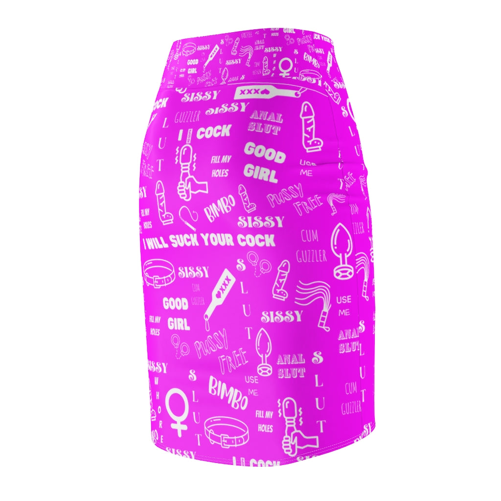 Sissy Humiliation Pencil Skirt