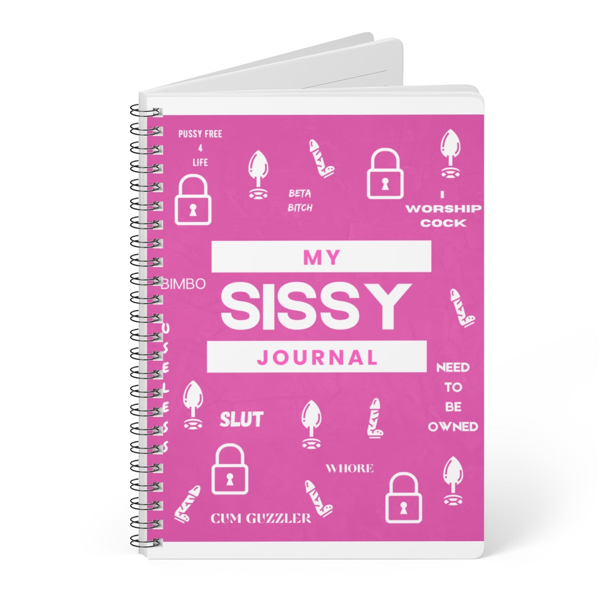 SISSY JOURNAL Wire bound Softcover Notebook, A5