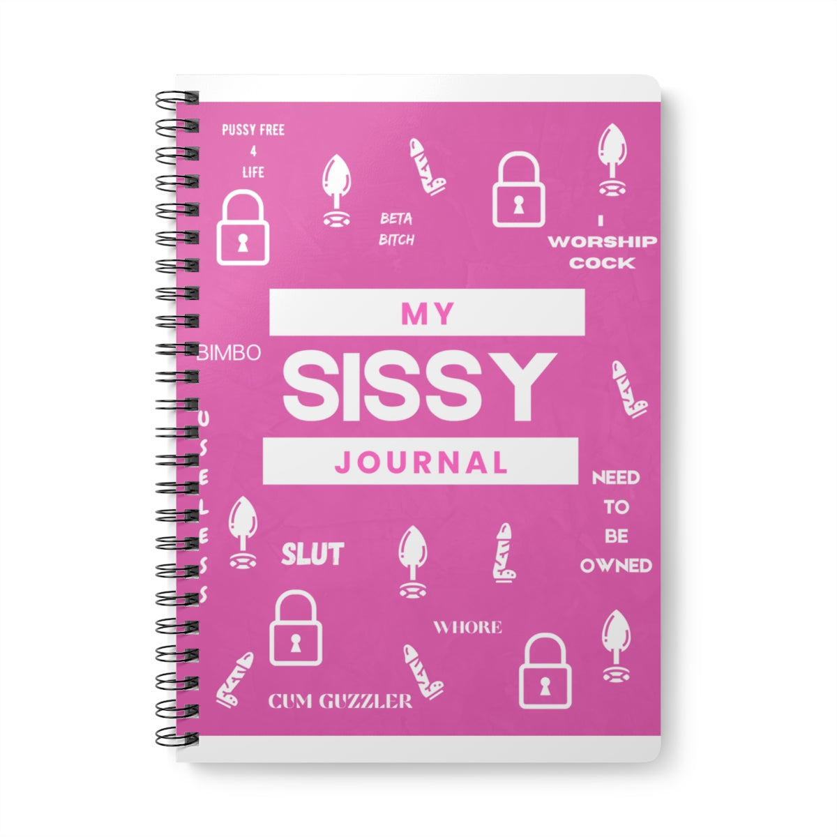 SISSY JOURNAL Wire bound Softcover Notebook, A5
