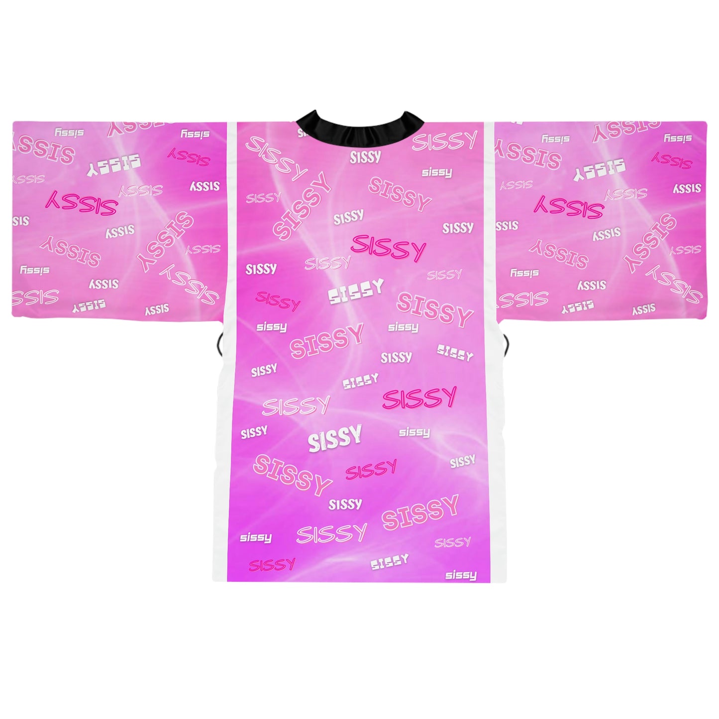 SISSY PRINT Long Sleeve Kimono Robe
