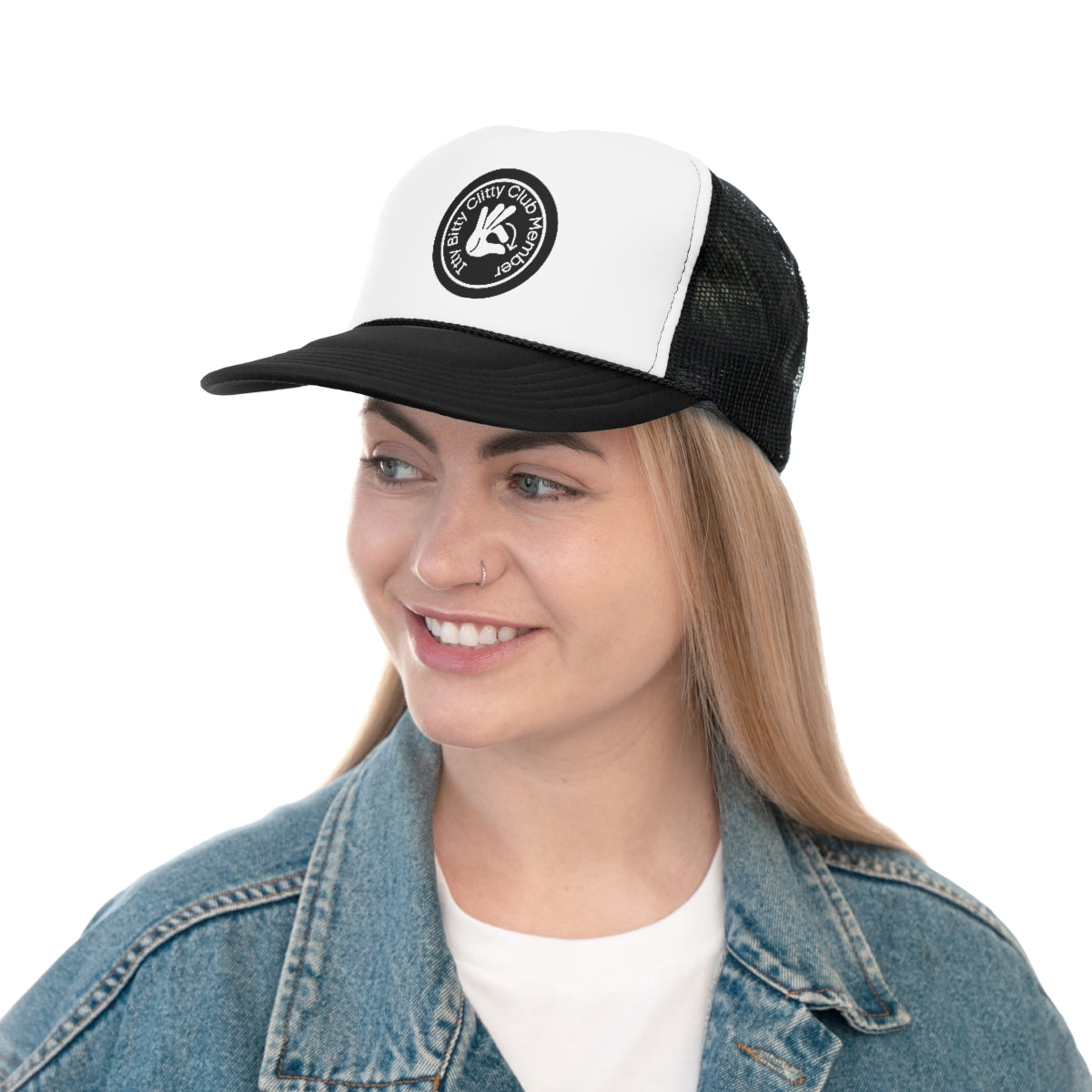 SPH Trucker Caps. Itty bitty clittly club member cap. Submissive. BDSM humiliation. Sissy task. femdom clothing. humiliation clothes