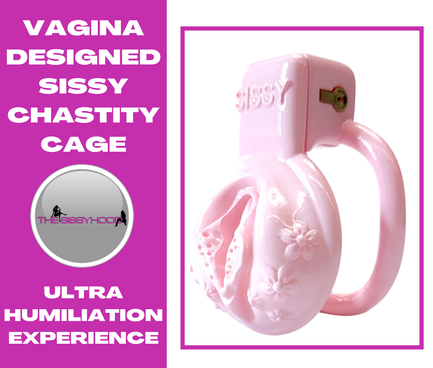 Chastity cage Sissy BDSM Pussy Vaginal Cock Cage Small Male Chastity Devices Bondage Lock Slave Penis Ring Sex Shop 18+ Gay Ladyboy Sex Toys