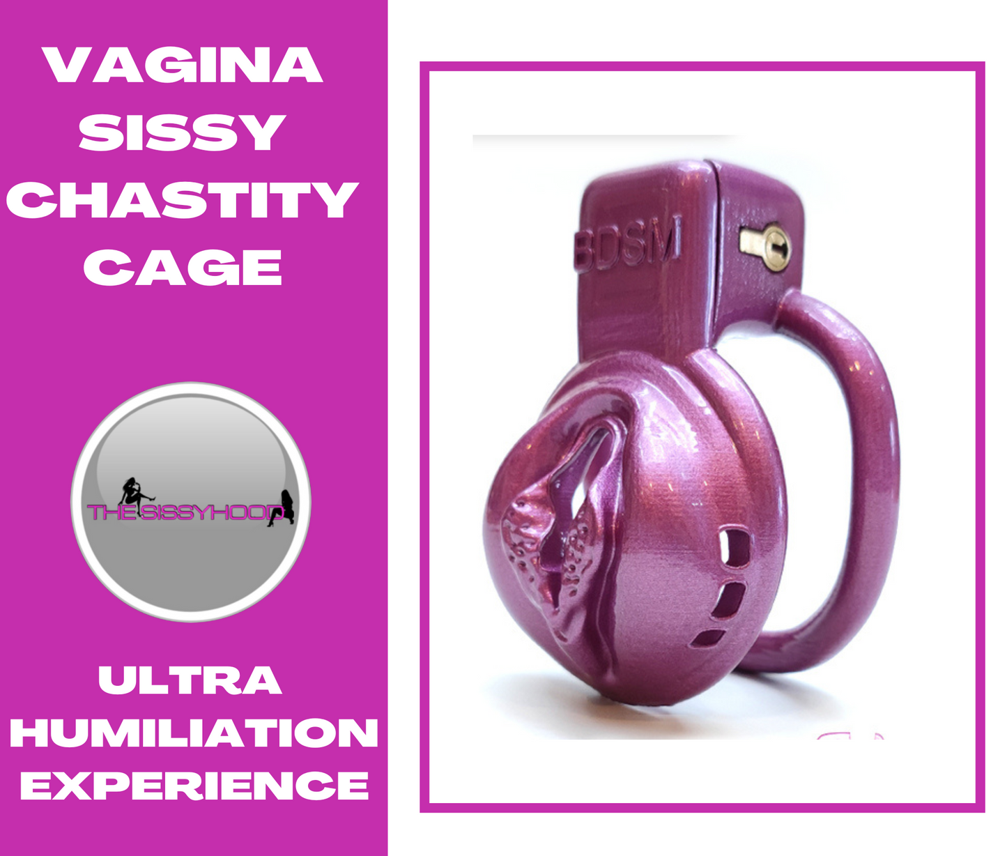 Chastity cage Sissy BDSM Pussy Vaginal Cock Cage Small Male Chastity Devices Bondage Lock Slave Penis Ring Sex Shop 18+ Gay Ladyboy Sex Toys