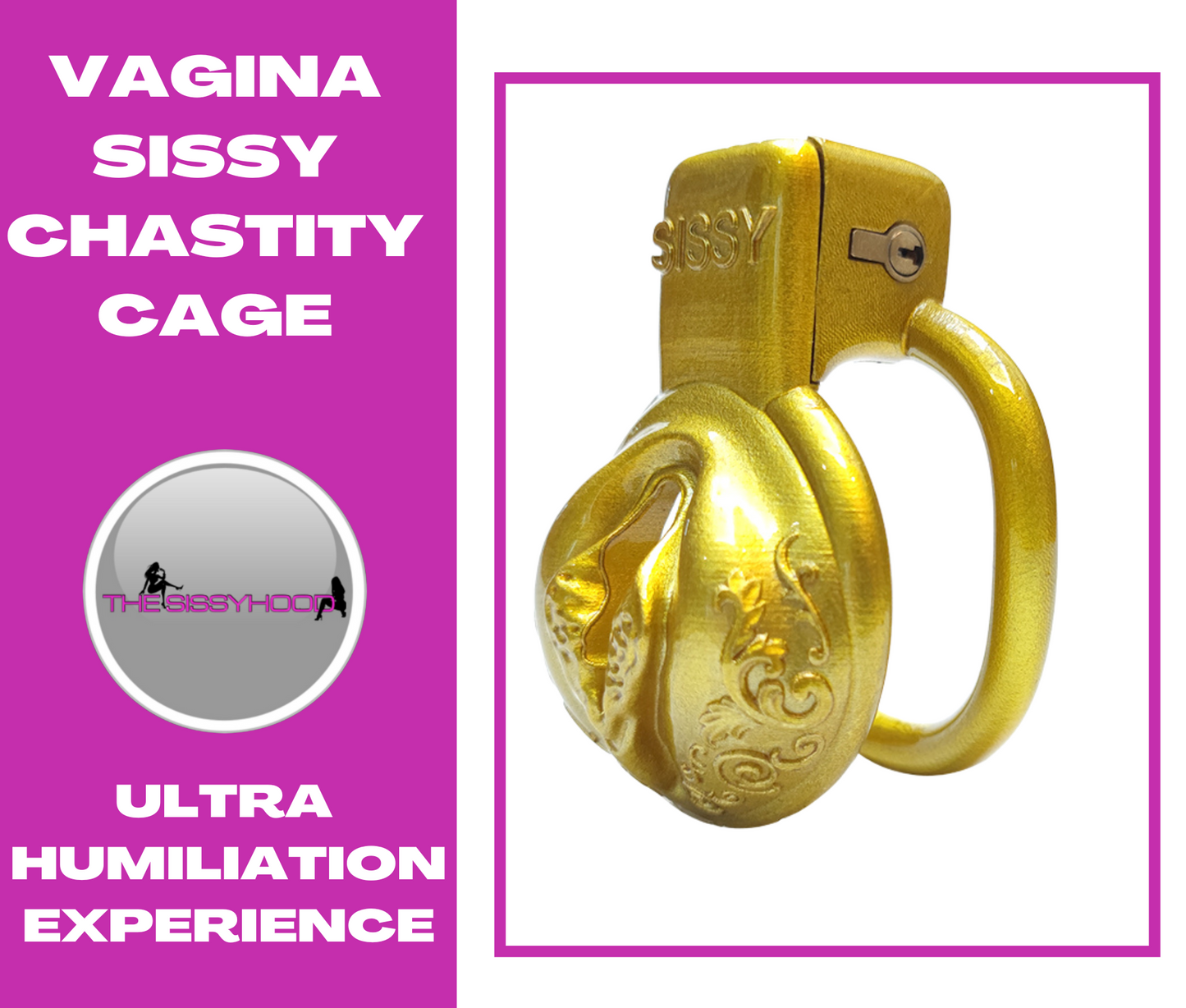 Chastity cage Sissy BDSM Pussy Vaginal Cock Cage Small Male Chastity Devices Bondage Lock Slave Penis Ring Sex Shop 18+ Gay Ladyboy Sex Toys
