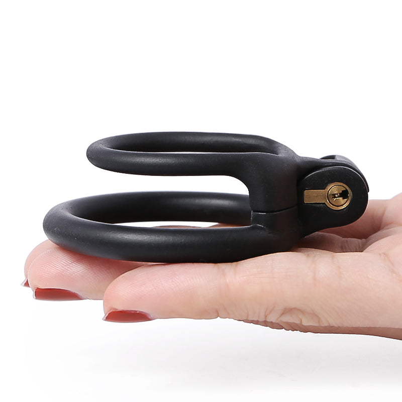 ZERO CAGE Male Resin Chastity Device Cock Cage Chastity Belt Ball Stretcher Penis Ring Cock Ring Adult Penis Lock Sex Toys