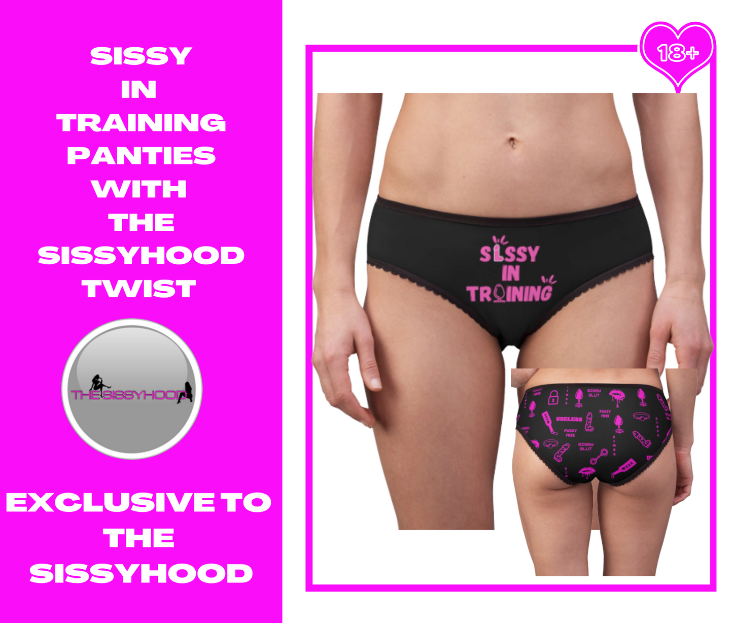 SISSY in training panties
