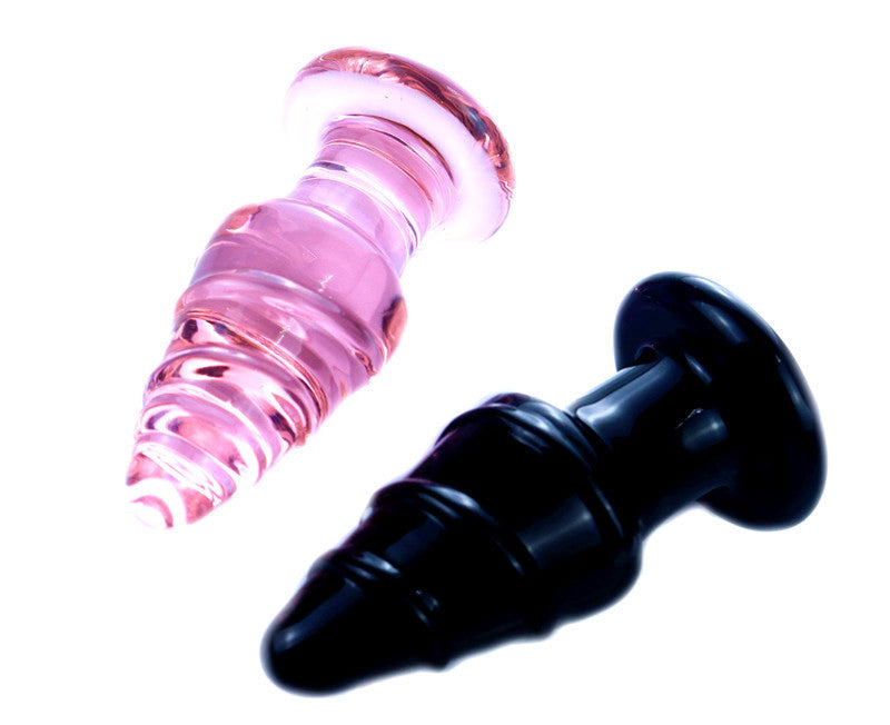 Glass Anal Plug G Spot Anal Dilator Stimulator Glass Butt Pluig Anal Dildo Sex Toys For Woman Men Adult Erotic Anus Masturbator