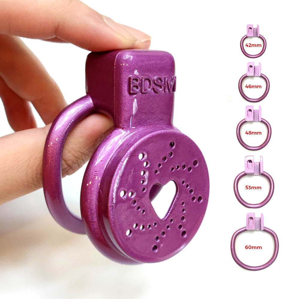 BDSM Ultra Small Chastity Devices Pink Love Heart Cock Cage Male Bondage Slave Penis Rings Erotic Gay Ladyboy Sex Toys for Men