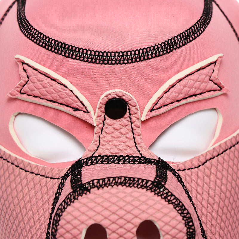 Adult Games Pig Mask Bondage Hood Headgear Bdsm Slave Fetish Sex Toys For Couples Erotic Restraints Leather Mask Bdsm Hood