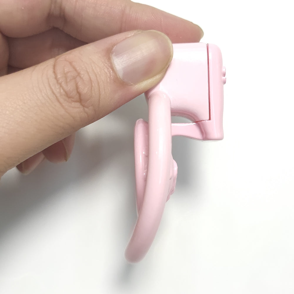 Super Small Sissy BDSM Pussy Vaginal Chastity Cage 4Rings Male Chastity Devices Cock Cage CD TS Penis Ring Lock Sex Toys