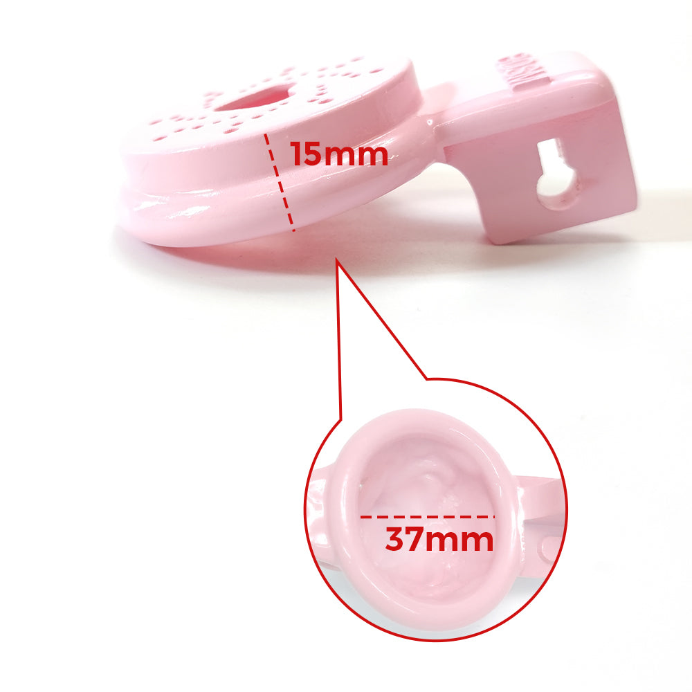 BDSM Ultra Small Chastity Devices Pink Love Heart Cock Cage Male Bondage Slave Penis Rings Erotic Gay Ladyboy Sex Toys for Men