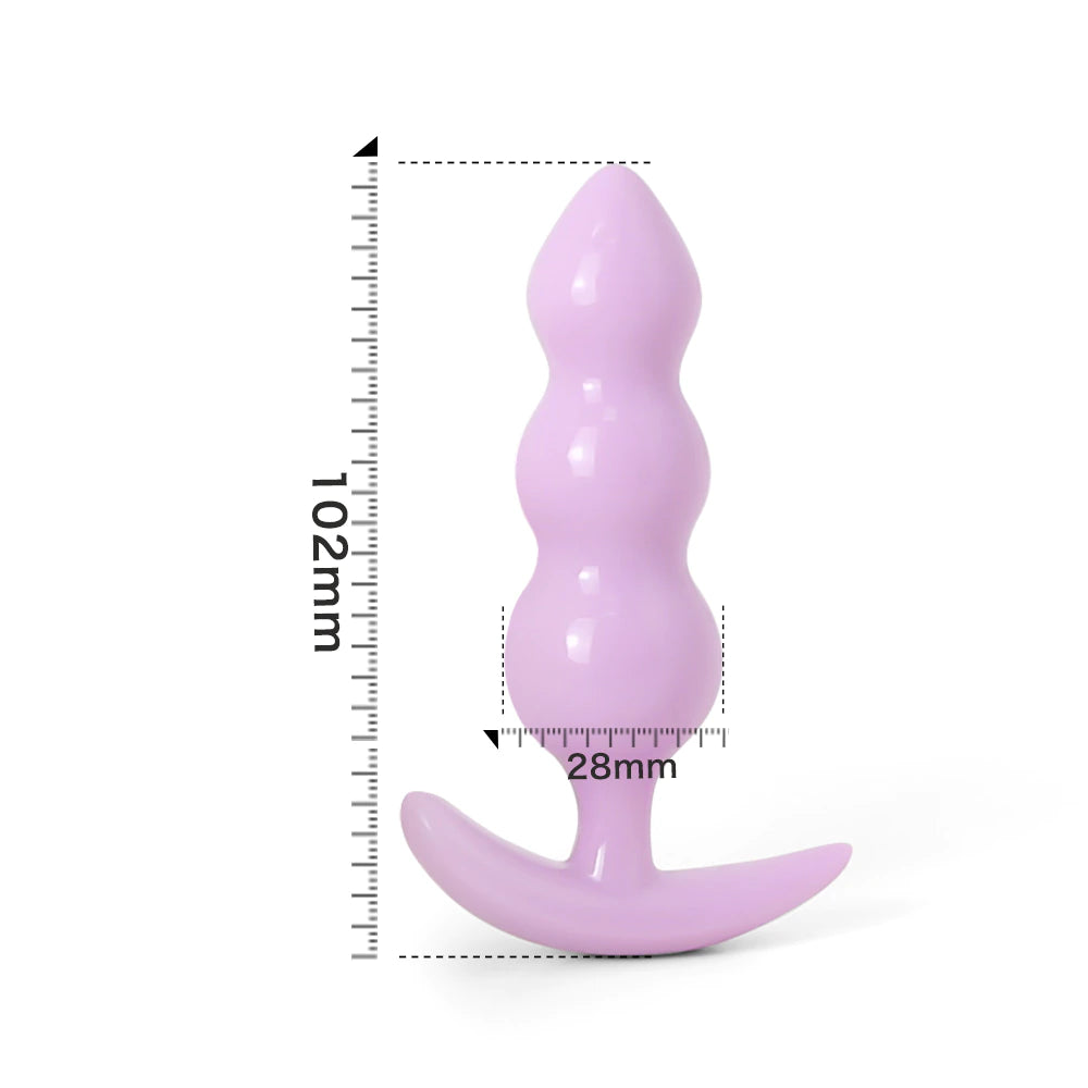 3pcs Anal Plugs Set Silicone Outdoor Design Butt Plug Stimulator Sleeve Sex Toy for Women Men SM Products