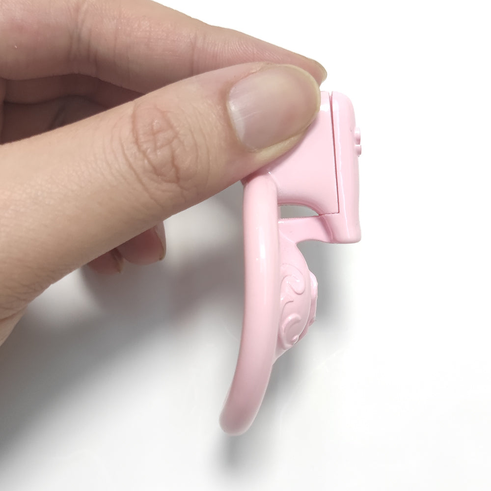 Super Small Sissy BDSM Pussy Vaginal Chastity Cage 4Rings Male Chastity Devices Cock Cage CD TS Penis Ring Lock Sex Toys
