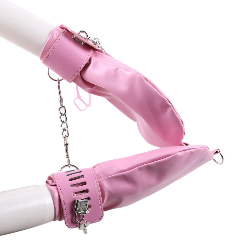 Hand Bondage Gloves Handcuffs Erotic Games Fetish BDSM Slave Restraints Sex Tools Toys