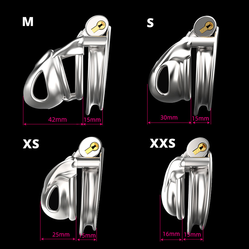 2022 316 Stainless Steel Python V7.0 Male Chastity Device