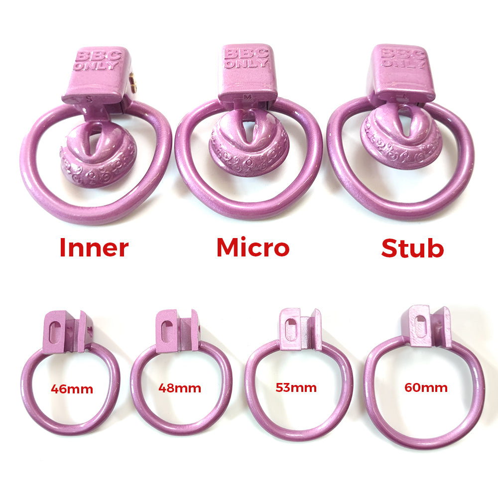 Super Small Only BBC Pussy Vaginal Chastity Cage Devices 4Rings BBC engraved Male Cock Cage Penis Ring Lock BDSM Men'S Sex Toys