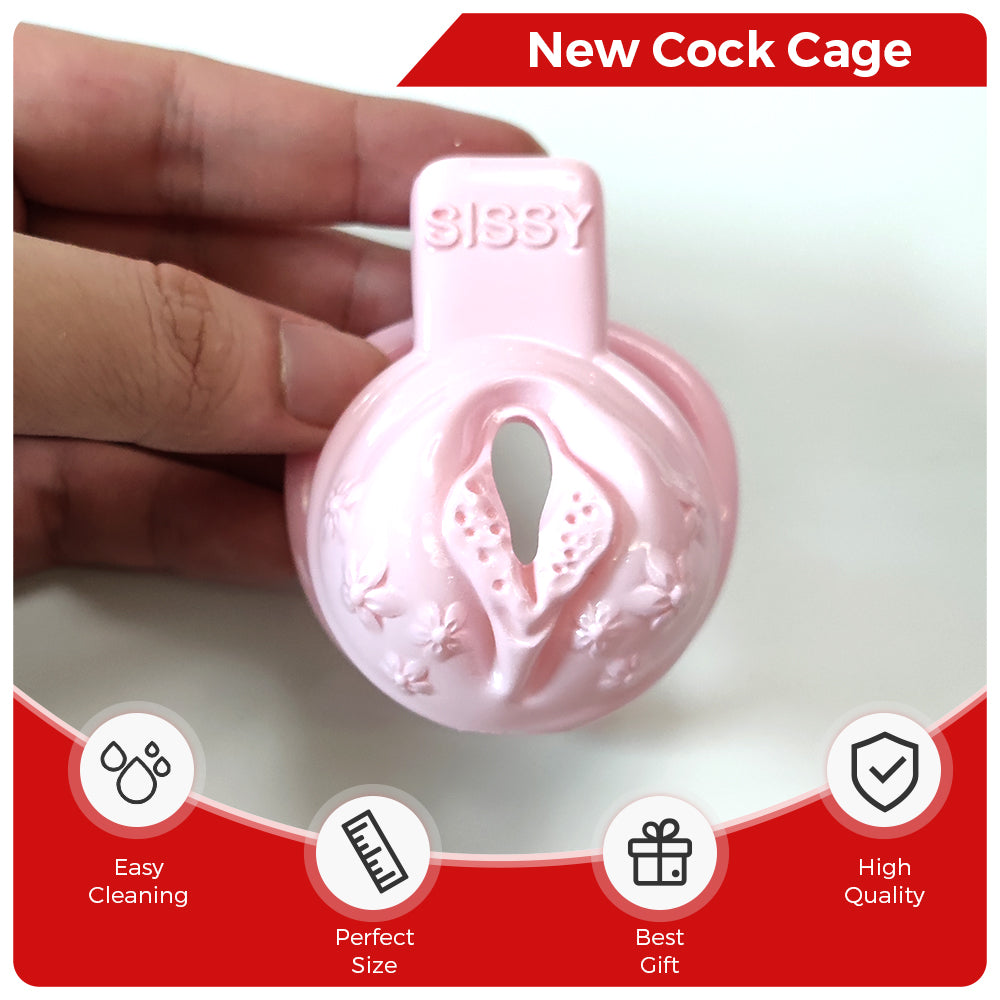 Chastity cage Sissy BDSM Pussy Vaginal Cock Cage Small Male Chastity Devices Bondage Lock Slave Penis Ring Sex Shop 18+ Gay Ladyboy Sex Toys