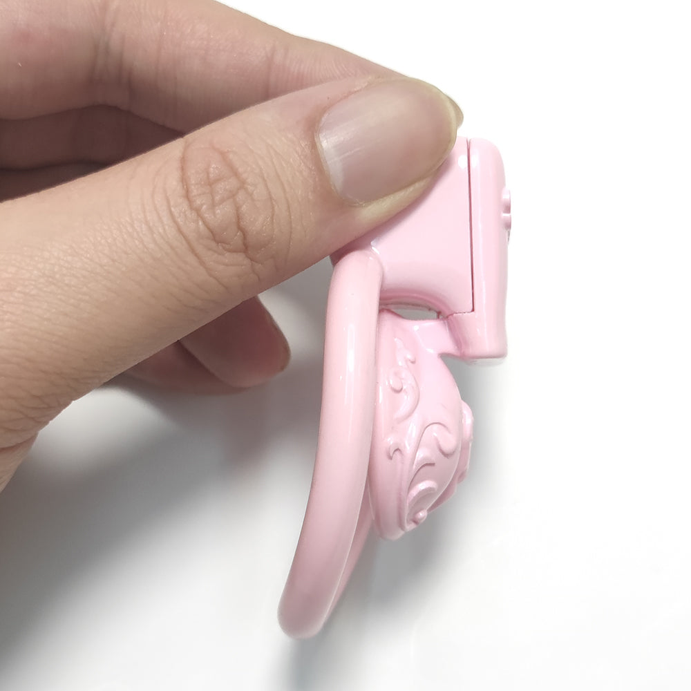 Super Small Sissy BDSM Pussy Vaginal Chastity Cage 4Rings Male Chastity Devices Cock Cage CD TS Penis Ring Lock Sex Toys