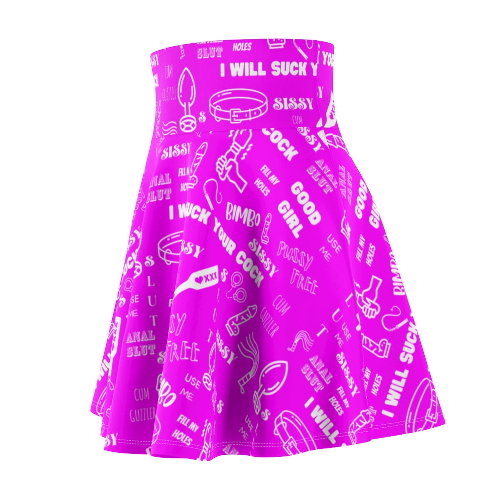 Sissy Humiliation Print Skater Skirt