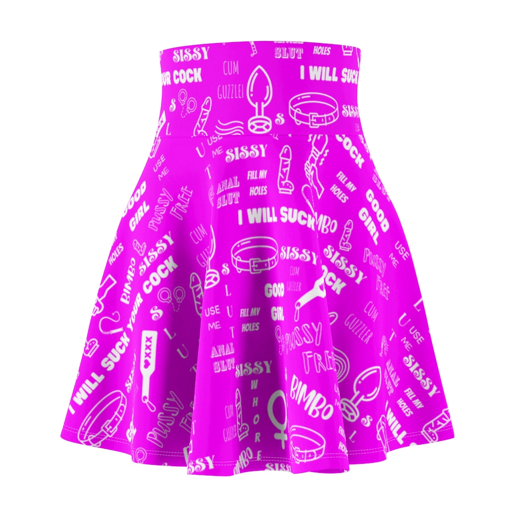 Sissy Humiliation Print Skater Skirt