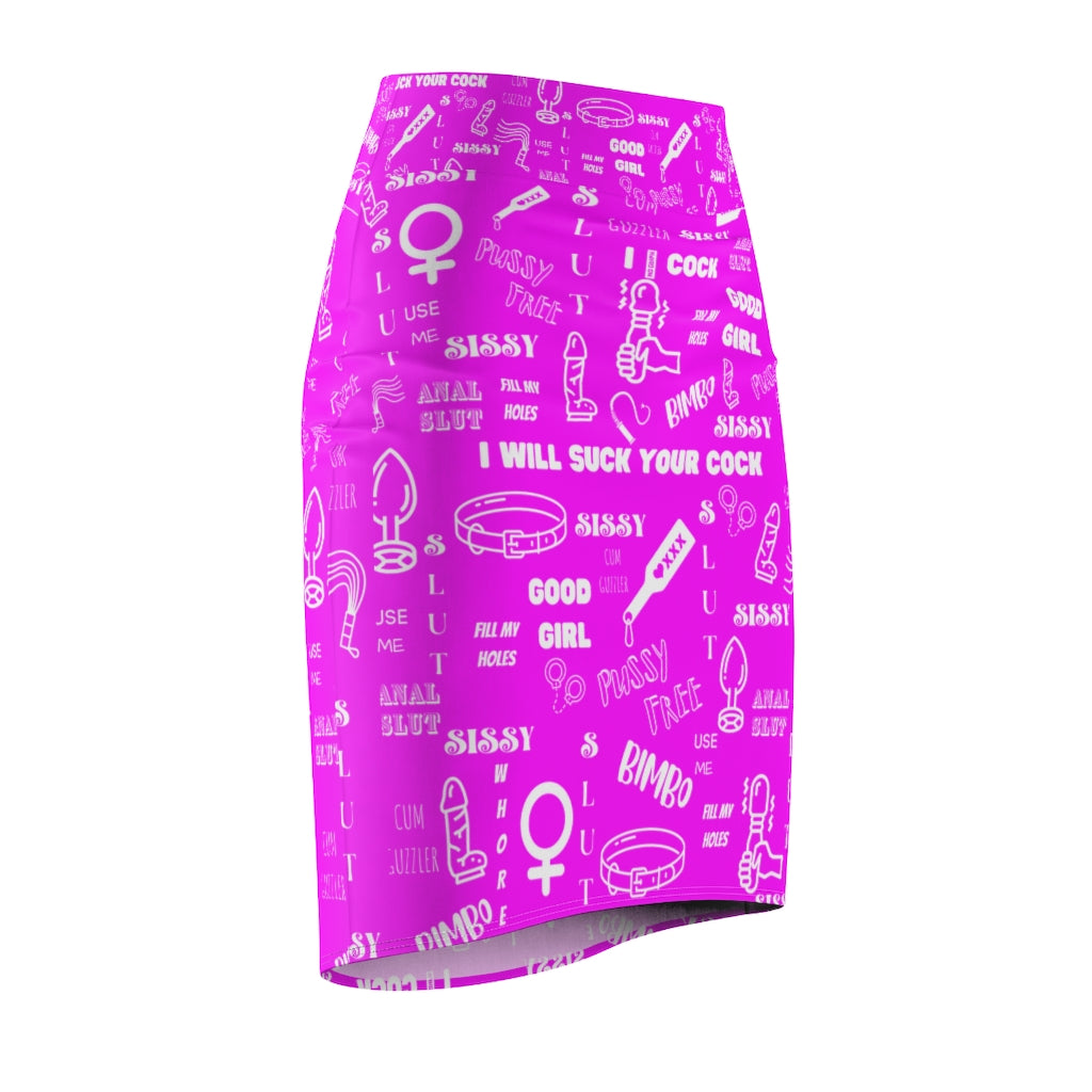 Sissy Humiliation Pencil Skirt