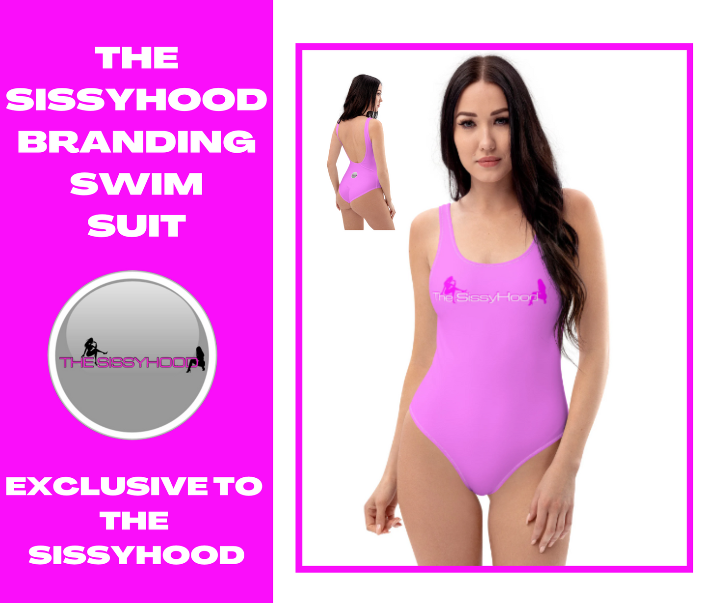 The SissyHood Branded One-Piece Swimsuit