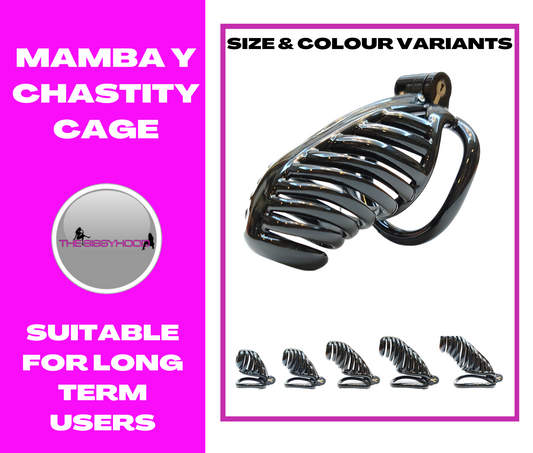 Mamba y Cock Cage Sissy Chastity Cage BDSM Male Sex Shop Penis Ring Lock Male Slave Erotic Gay Ladyboy 18+ Sex Toy for Men