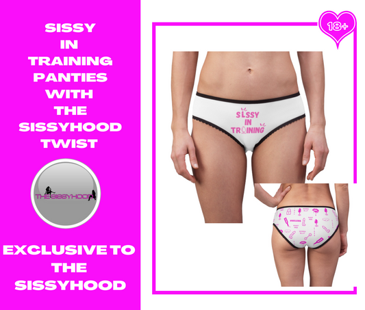 Sissy in training panties