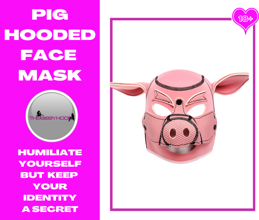 Adult Games Pig Mask Bondage Hood Headgear Bdsm Slave Fetish Sex Toys For Couples Erotic Restraints Leather Mask Bdsm Hood
