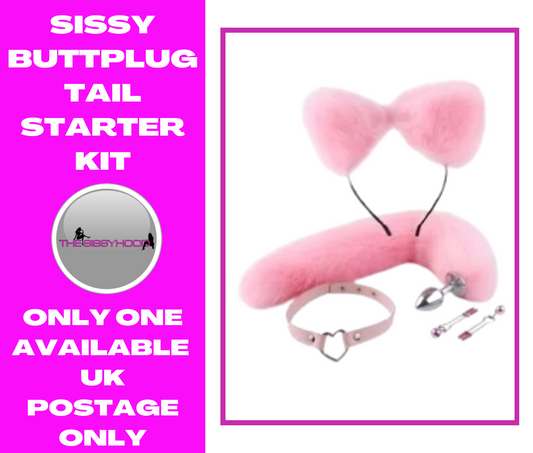 Anal Sex Toys Fox Tail Butt Plug Sexy Plush Cat Ear Headband with Leather Necklace Set Massage Sex Toys
