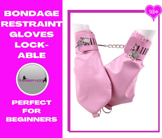 Hand Bondage Gloves Handcuffs Erotic Games Fetish BDSM Slave Restraints Sex Tools Toys
