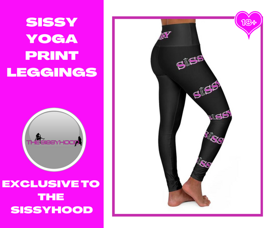 SISSY HUMILIATION High Waisted Yoga Leggings