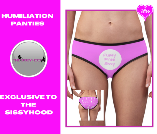 SISSY Femboy Humiliation panties